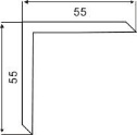 HX55B55 end cover - HOSUNG WPC Composite