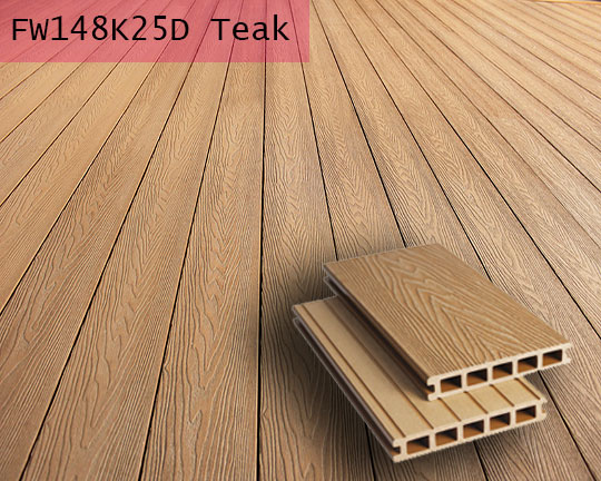 FW148K25D Teak - HOSUNG WPC Composite