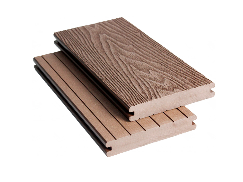 FW140S23D Red Brown - 3D WPC wall panel,WPC 3D panel,WPC 3D wall panel - HOSUNG WPC Composite FW140S23D-Red-Brown