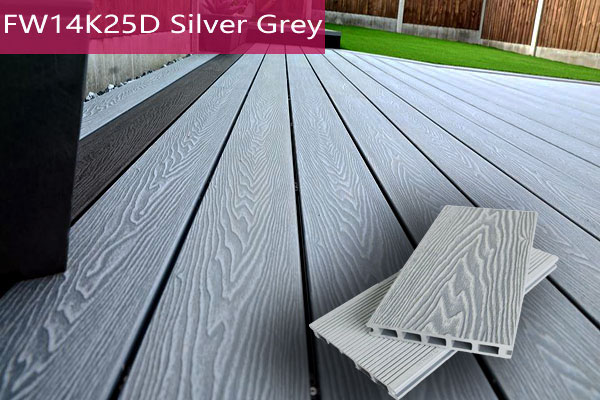 Hosung® Dragonbeard Silver decking cladding - HOSUNG WPC Composite