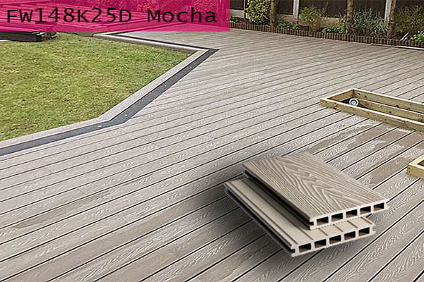 Hosung® Dragonbeard moka decking cladding - HOSUNG WPC Composite
