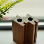 拉丝teak 1 Composite Decking America, WPC decking boards America - HOSUNG WPC Composite
