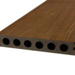 拉丝teak 2 Composite Decking America, WPC decking boards America - HOSUNG WPC Composite