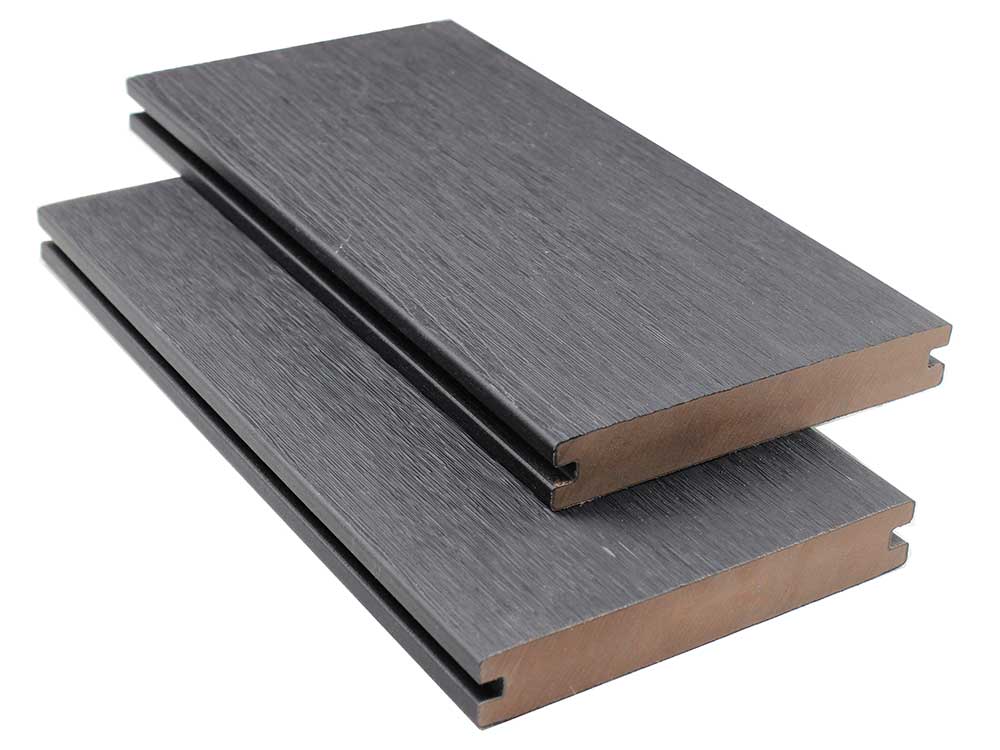 charcoal grey composite decking