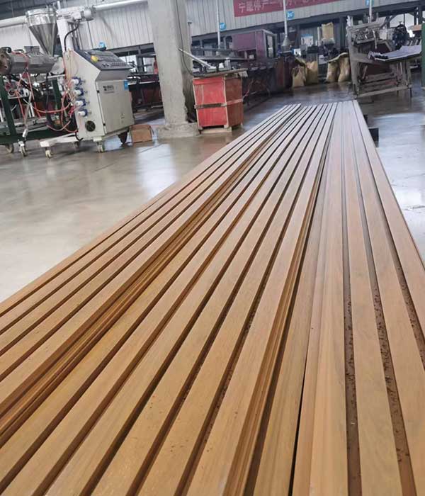 WPC fluted panel Manufacturer Factory10 - HOSUNG WPC Composite