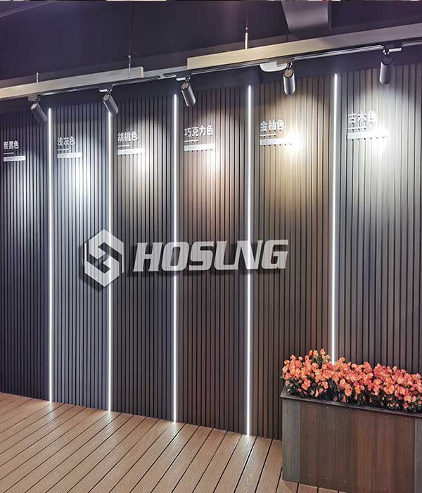 WPC fluted panel Manufacturer Factory12 - HOSUNG WPC Composite