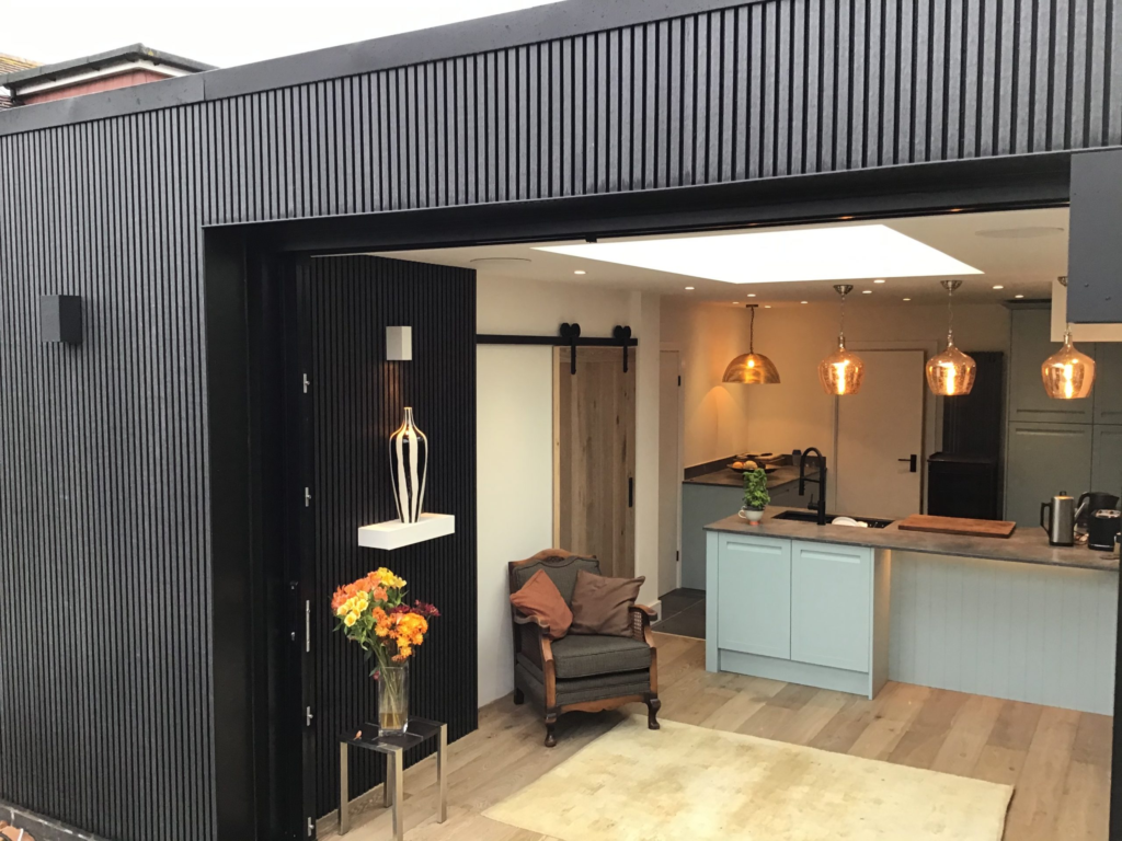 slatted composite cladding