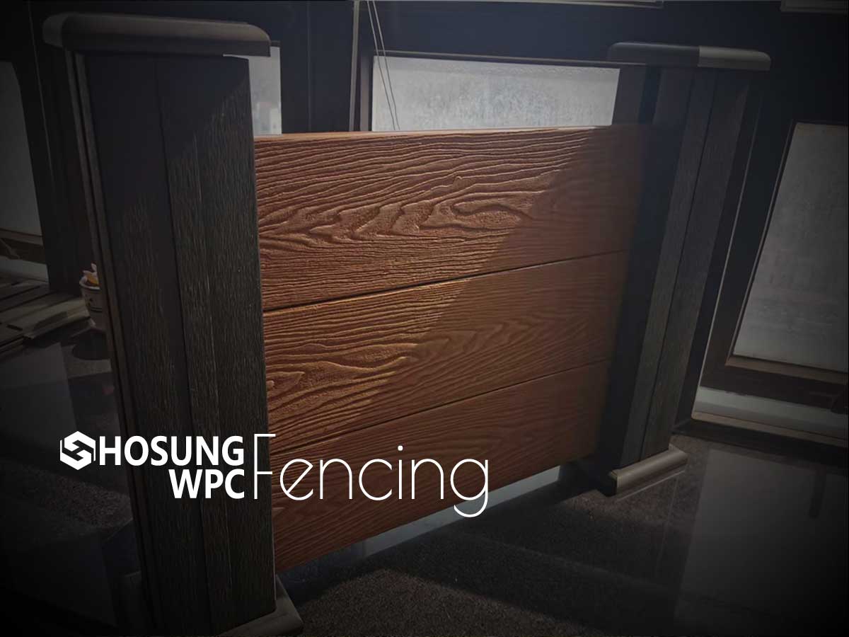 a10 1 Composite Fencing,wpc fencing board,wpc fence panels - HOSUNG WPC Composite