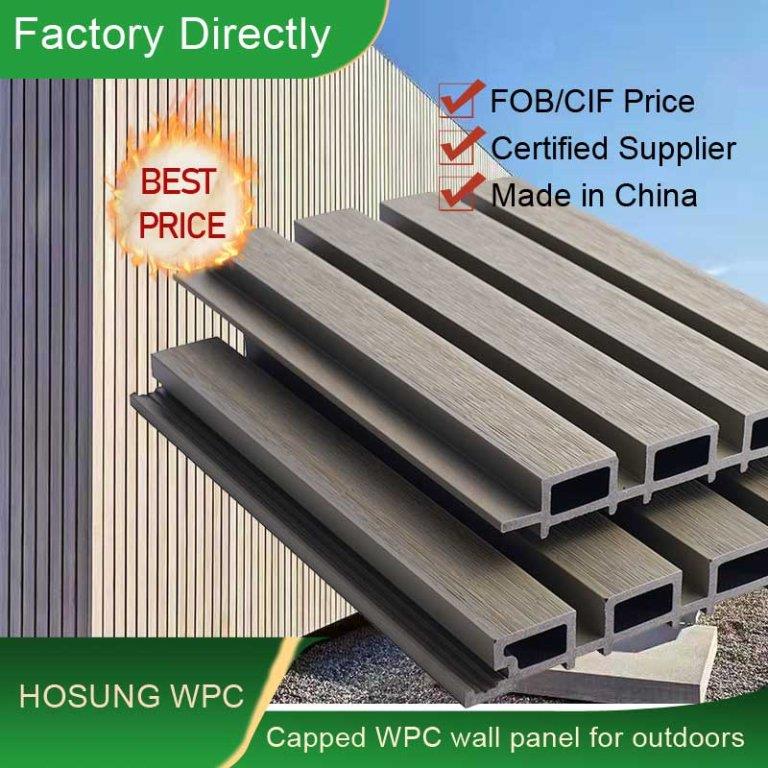 fluted wpc by HOSUNG WPC wpc fluted wall panel - HOSUNG WPC Composite