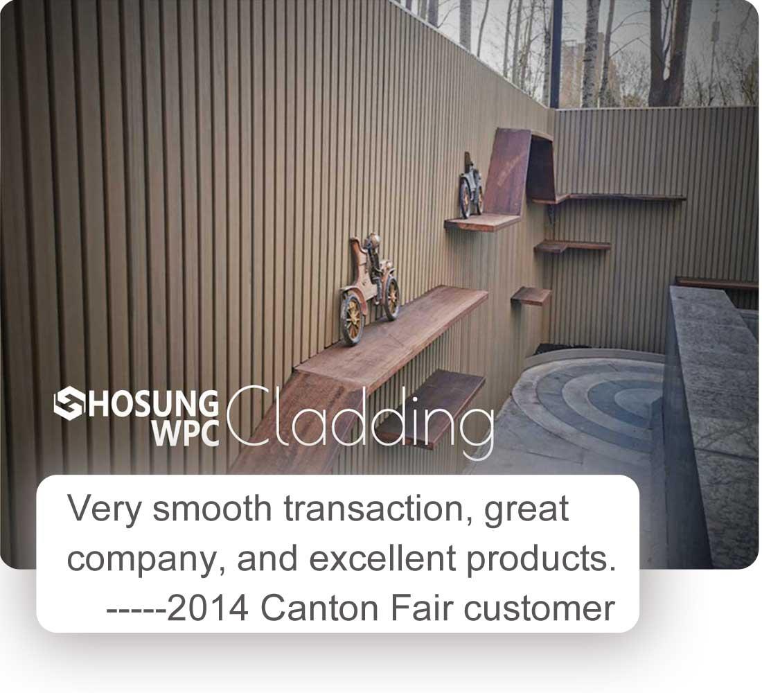 wpc slatted cladding for outdoor by HOSUNG WPC - HOSUNG WPC Composite