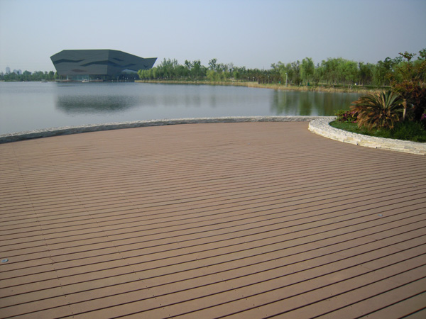 Composite decking project by Hualong