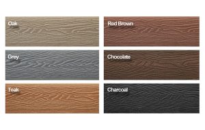 3d embossed wpc decking color options