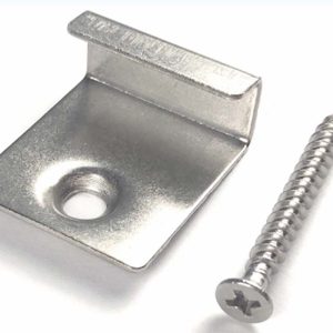 HXSTC01 A Stainless Steel Starter clip with screw - HOSUNG WPC Composite