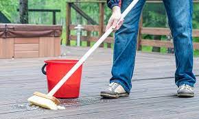 brush clean Slippery Composite Decking - HOSUNG WPC Composite