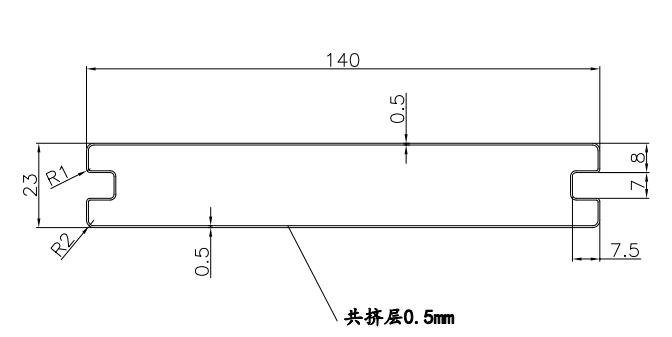 hosung wpc Composite Decking CAD Drawings - HOSUNG WPC Composite