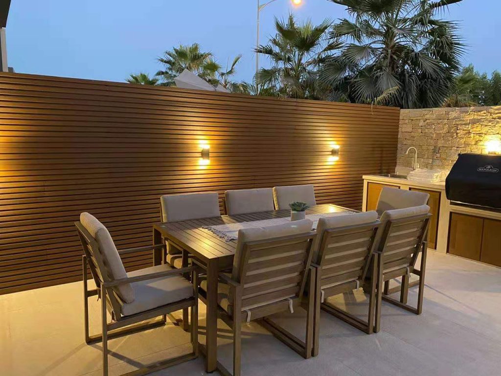 WPC Fluted Panel - HOSUNG project