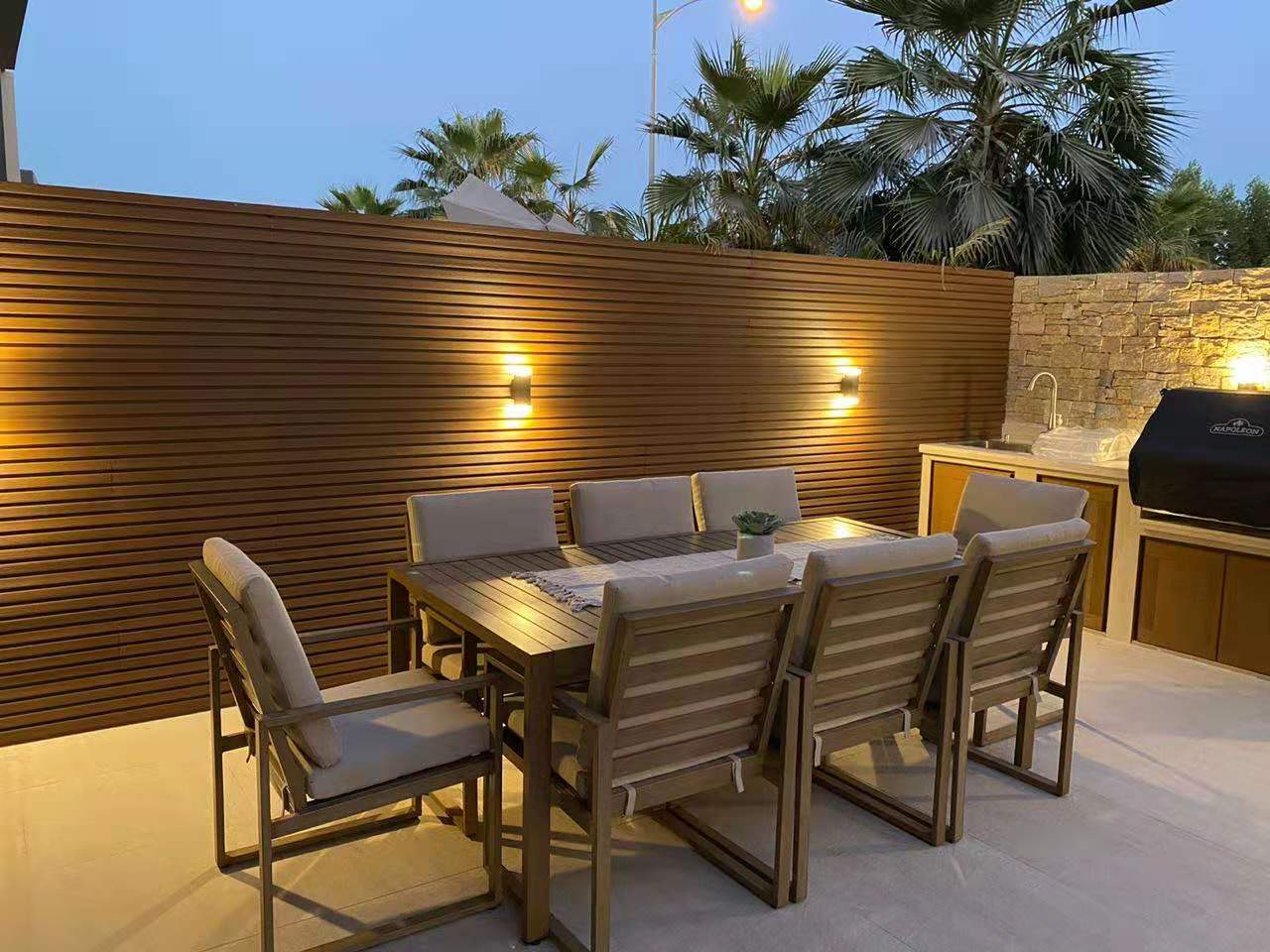 WPC Fluted Panel - HOSUNG project
