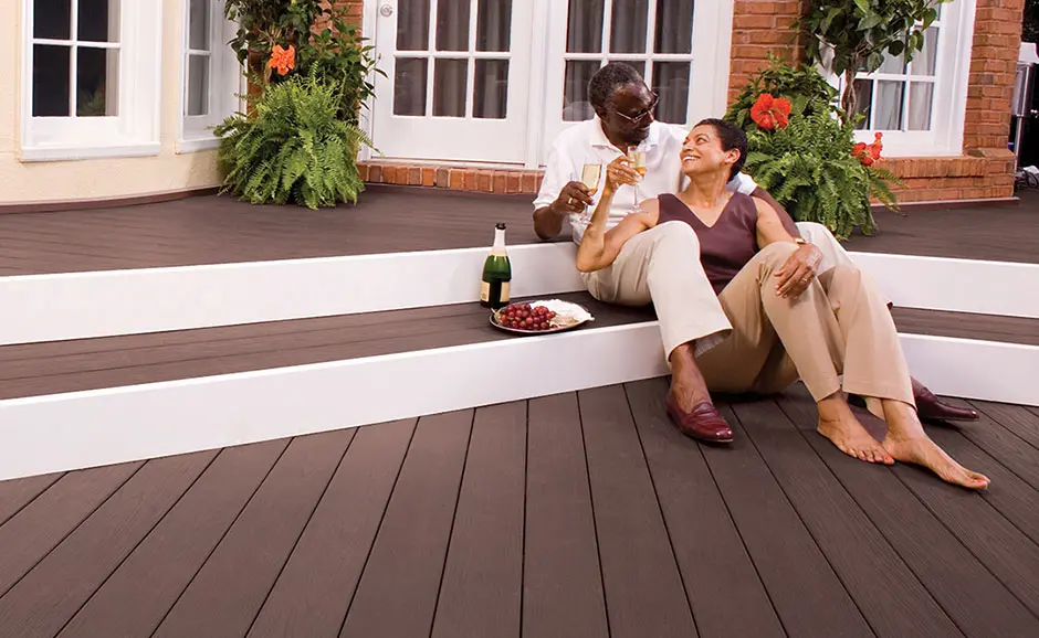 composite decking hot
