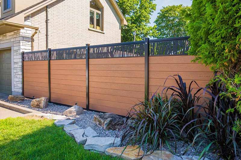 Composite fencing - WPC fencing board - Hosung project