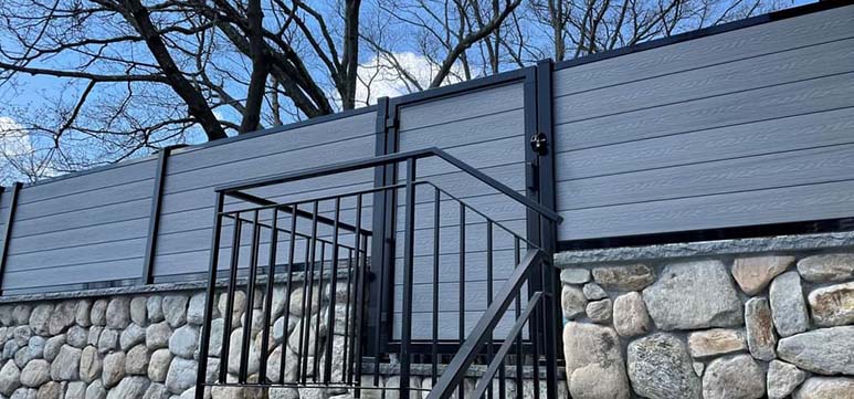 WPC Fence Panels - Hosung Composite Fencing Project