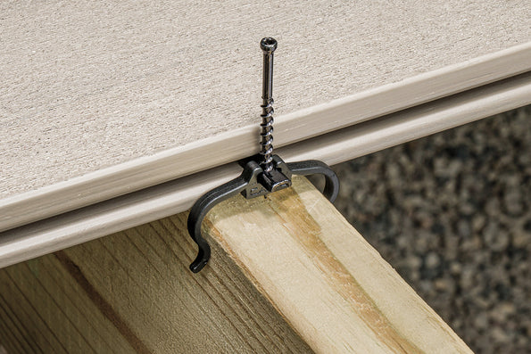 Fiberon Edge - hidden fasteners for composite decking - HOSUNG WPC Composite What Is the Best Composite Decking Hidden Fastener - Fiberon ArmorGuard EDGE Hidden Deck Clip