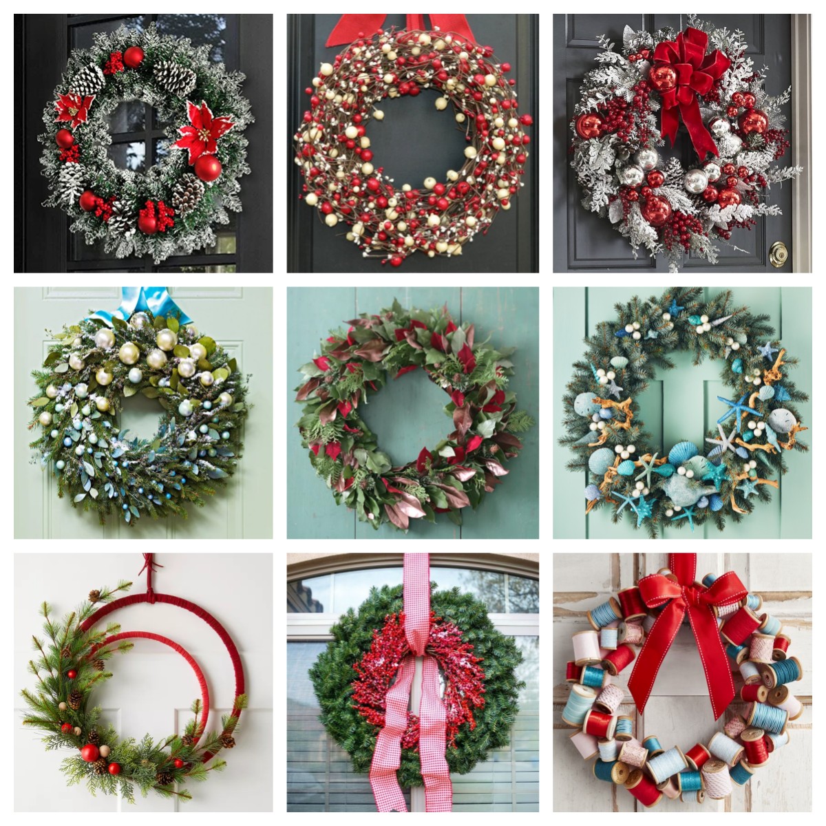 Christmas Decor Outdoor Christmas Wreaths
