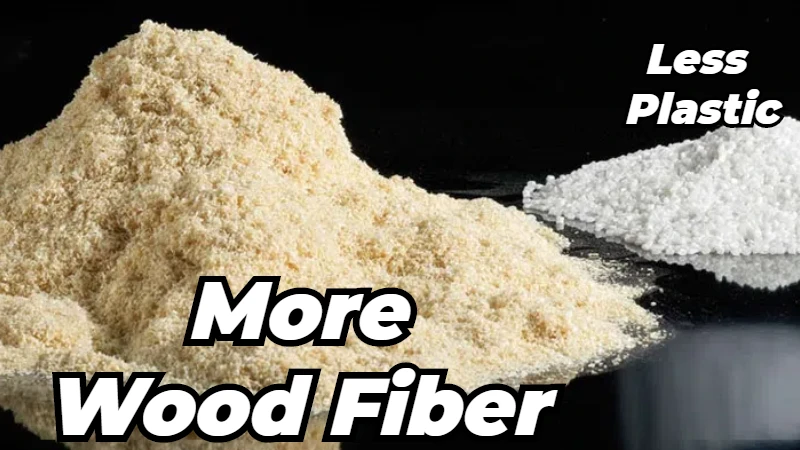 Increase WPC Wood Fiber Content