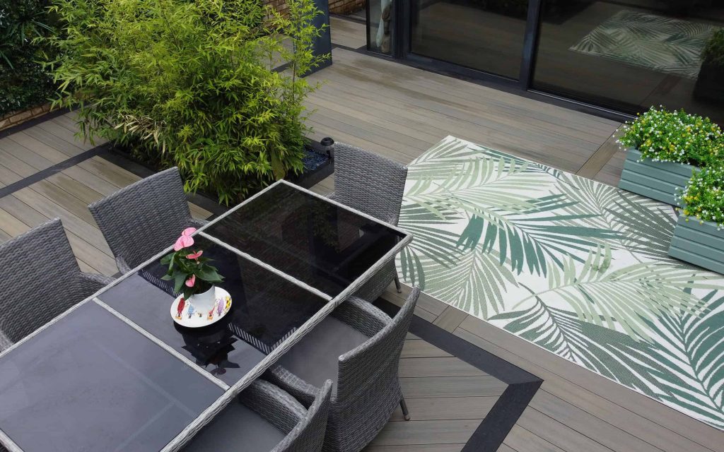 Garden Composite Decking Outdoor Living - HOSUNG WPC Composite