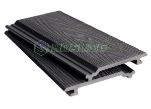 FW156Q21 Cloud Texture Black - HOSUNG WPC Composite black composite decking boards