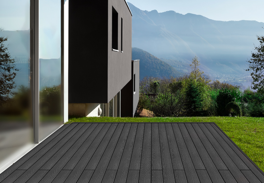 charcoal composite decking