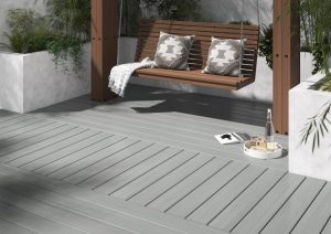 wooden swing grey decking - HOSUNG WPC Composite composite wood decking cost