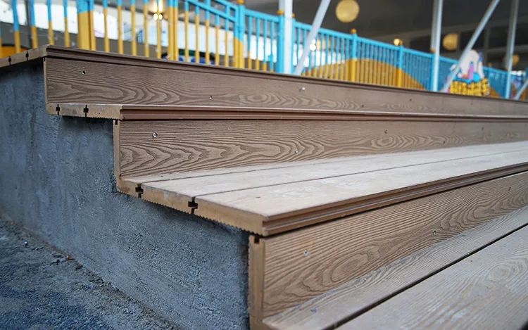 installing composite decking over concrete steps - composite decking ideas with steps,composite decking steps ideas,composite deck stairs ideas,composite deck step ideas - HOSUNG WPC Composite installing composite decking over concrete steps