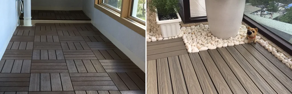 interlocking composite decking planks - interlocking composite decking,interlocking composite deck tiles,waterproof interlocking composite decking - HOSUNG WPC Composite interlocking composite decking planks