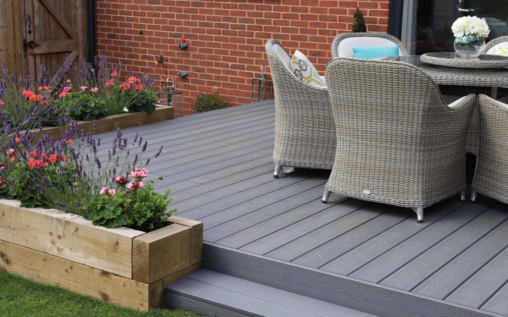 Wood Plastic Composite Deck Boards in Graphite Grey Hosung - Light Grey Composite Decking Board 2.9 m Length - HOSUNG WPC Composite Wood Plastic Composite Deck Boards in Graphite Grey Hosung Light Grey Composite Decking Board 2.9 m Length - HOSUNG WPC Composite