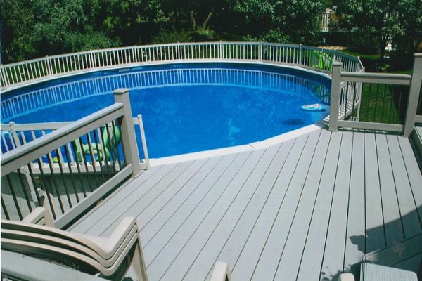 Composite Decking for Above Ground Pools