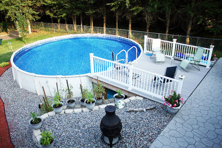 composite decking around above ground pools - composite decking around above ground pool,composite pool deck - HOSUNG WPC Composite composite decking around above ground pools