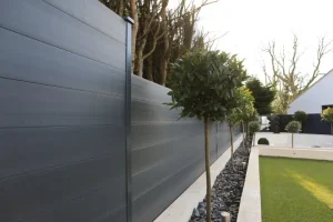 anthracite grey composite fencing details - HOSUNG WPC Composite anthracite grey composite fencing details