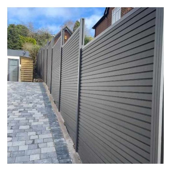 anthracite grey composite fencing anthracite grey composite fencing,anthracite composite fencing,anthracite composite fence panels - HOSUNG WPC Composite