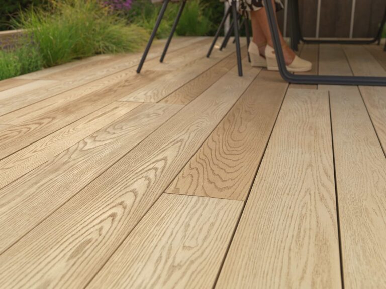golden oak composite decking