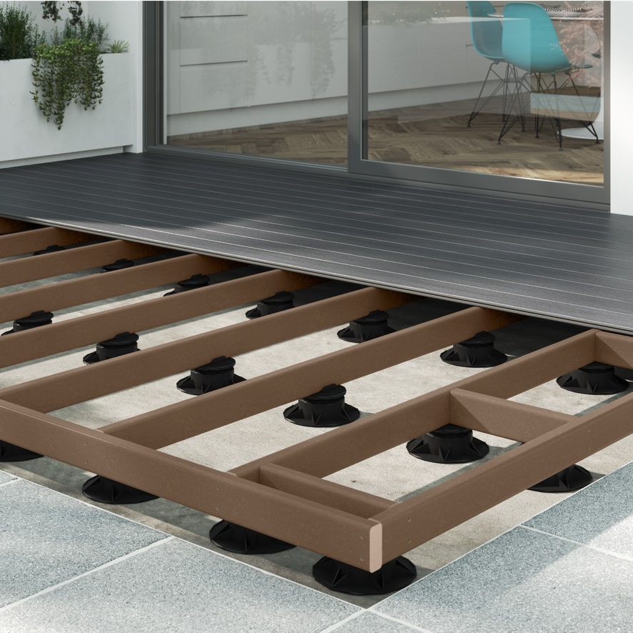 plastic decking subframe