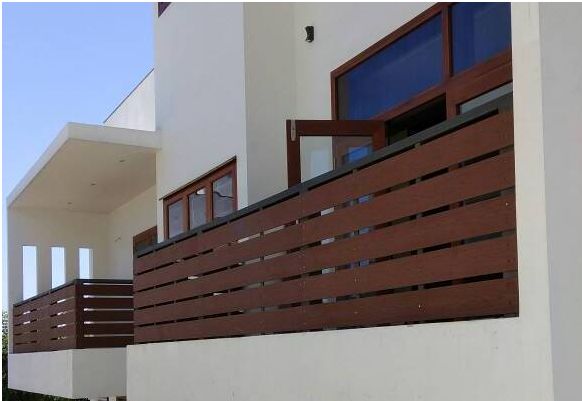 wpc balcony railing - WPC balcony railing - HOSUNG WPC Composite wpc balcony railing