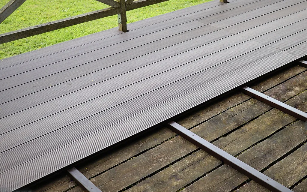 Composite decking drainage