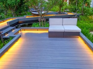 Composite Decking Ideas with Lights