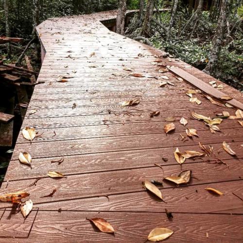 Houng® 3d deep embossed decking projects