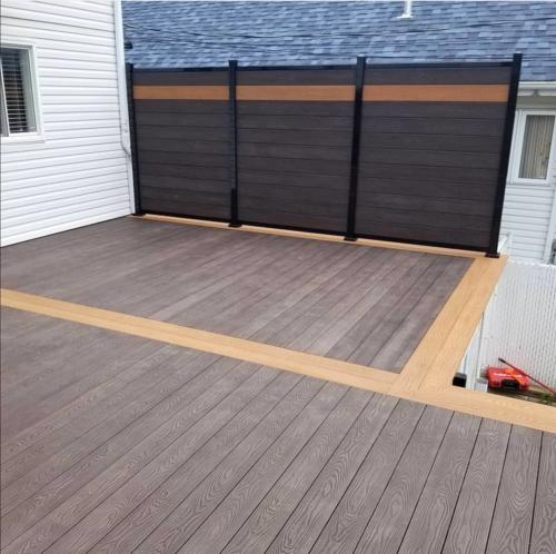 Houng® 3d deep embossed decking projects